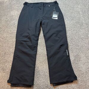 Karbon Prism Insulated Womens Ski Pants Sz 14‎ Black Snowboarding $160
